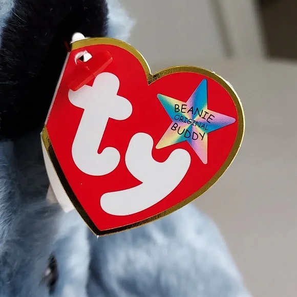 LARGE Ty Beanie Buddies LEFTY THE DONKEY Introduced 1996 Presidential Election - Picture 10 of 17